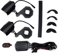 DUAL SWITCHBACK LED LIGHTS BLACK WIRELESS REMOTE PR