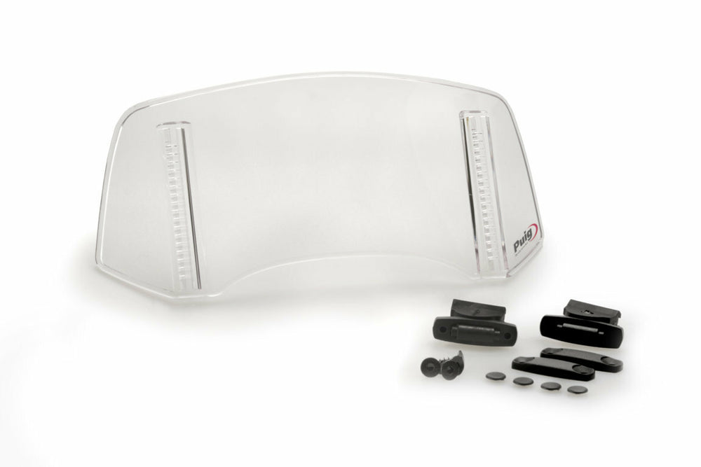 MULTI-ADJUSTABLE VISOR 2.0 CLIP-ON CLEAR 300X130MM