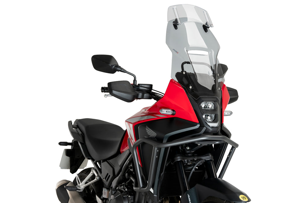 MULTI-ADJUSTABLE VISOR 2.0 CLIP-ON SMOKE 300X130MM