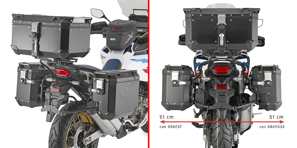SIDE CASE HARDWARE PL ONE-FIT CAM HON