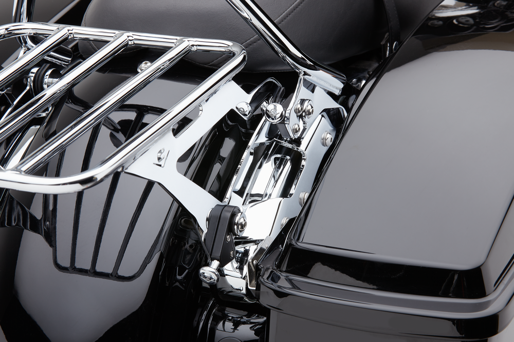 BACKREST MOUNTING KIT BLACK FLH/FLT 14-25
