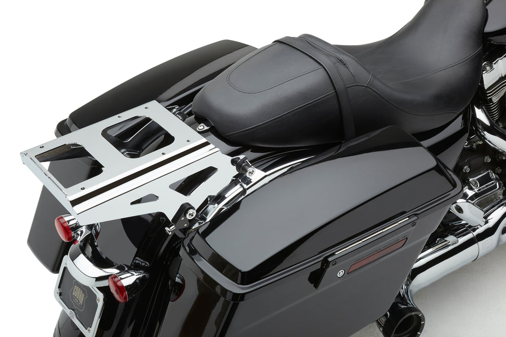 DETACH 2-UP TOUR PACK MOUNT CHROME FLH/FLT 09-13