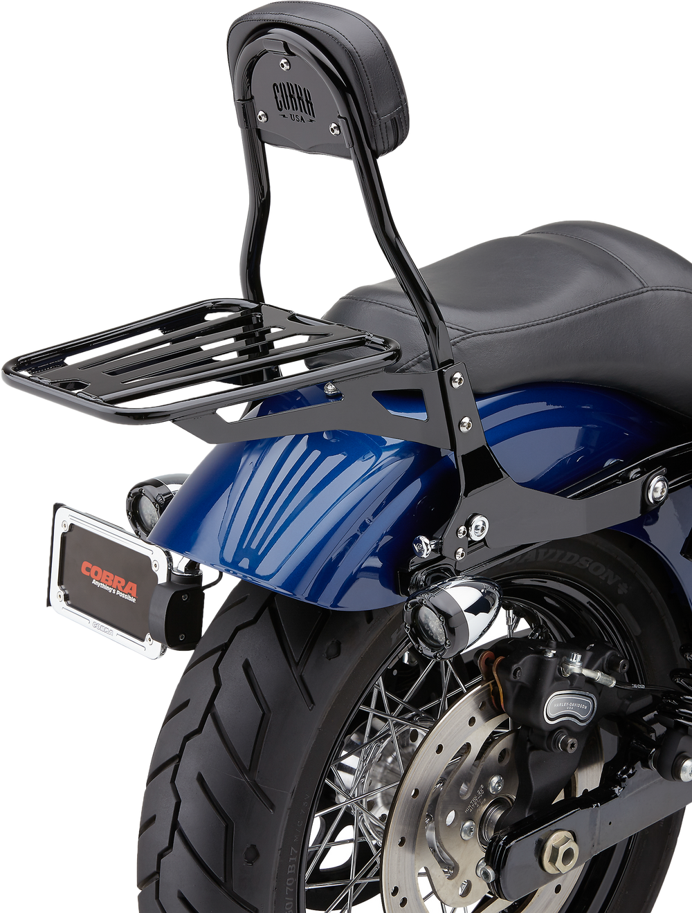 DETACHABLE BACKREST ROUND BLACK DYNA 06-17