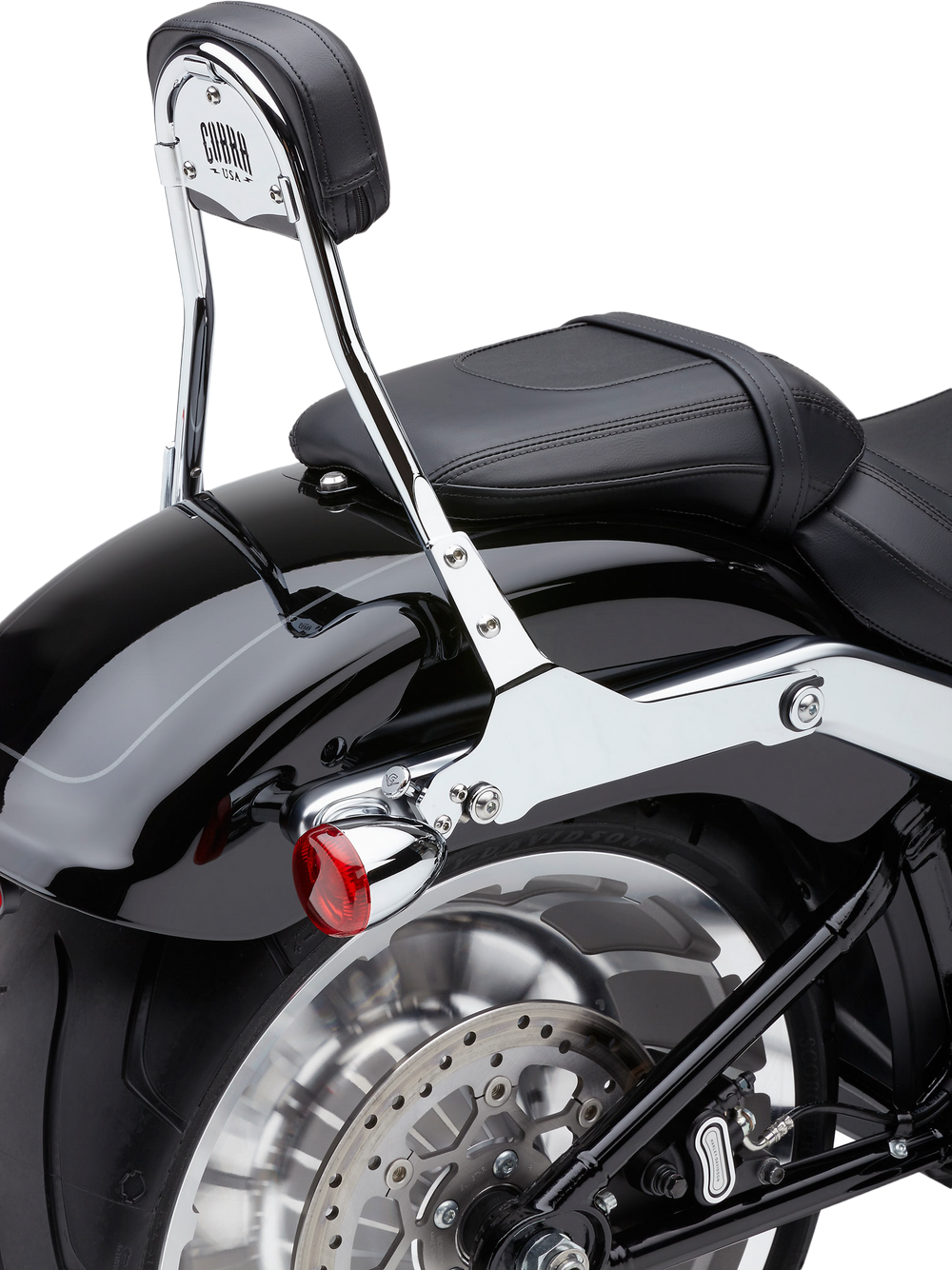 DETACHABLE BACKREST ROUND CHROME FLFB/S  FXBR/S 18-25