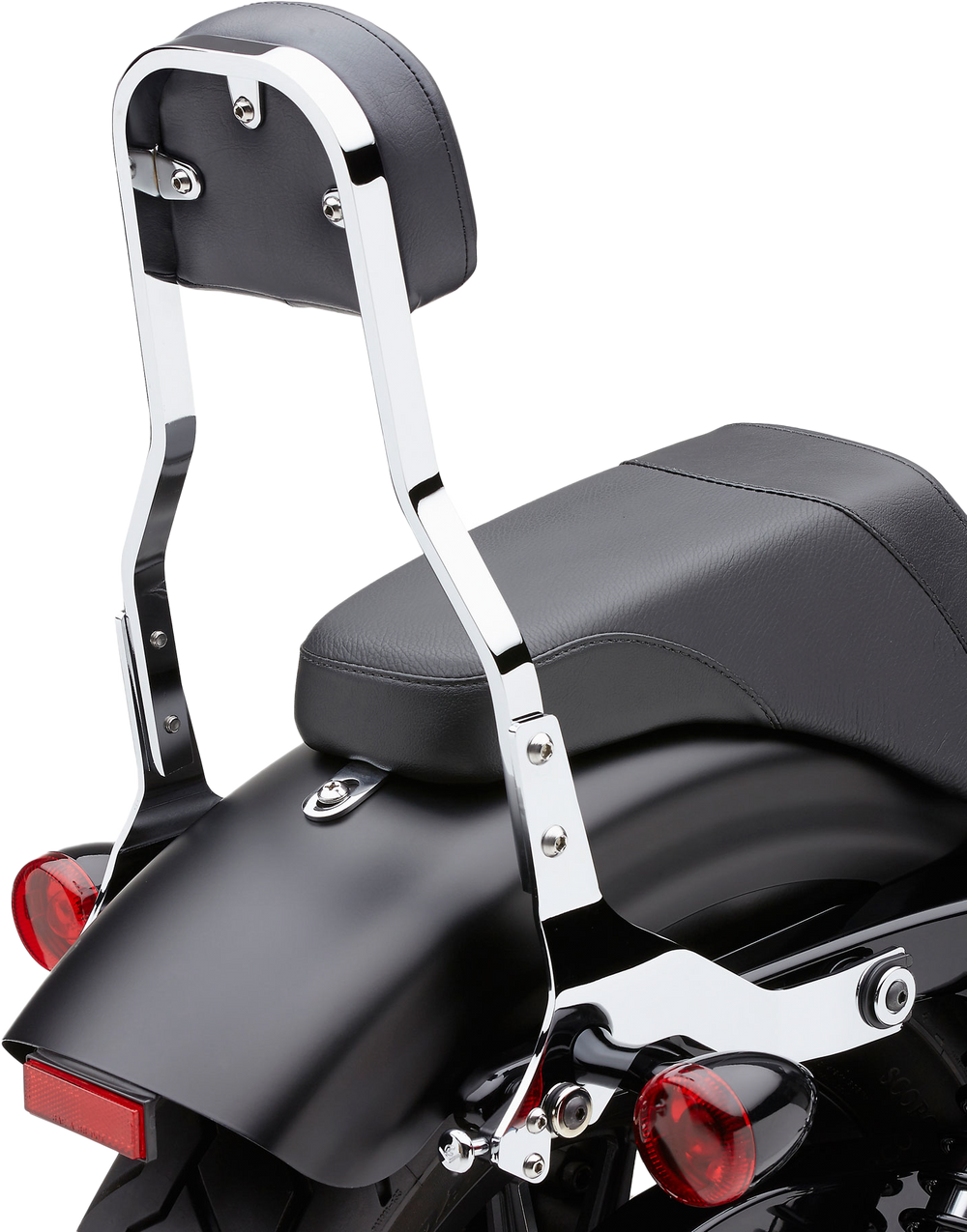 DETACHABLE BACKREST SHORT CHROME SOFTAIL 00-06