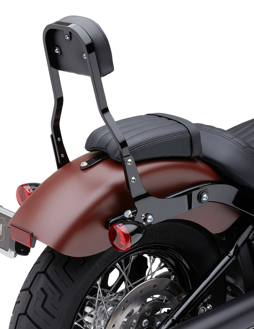 DETACHABLE BACKREST SHORT BLACK FXLR/S 18-25