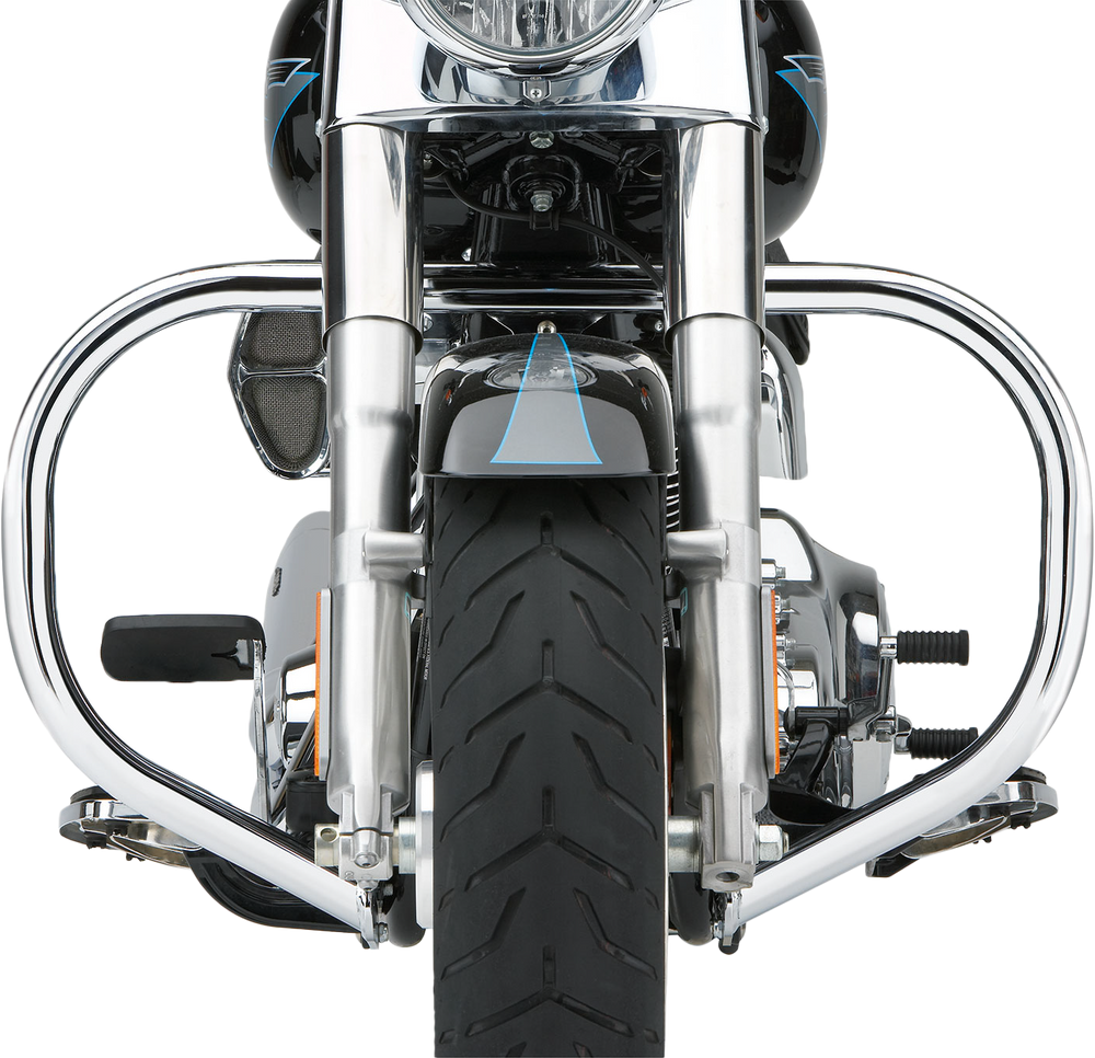 FATTY FREEWAY BARS 1.5" CHROME FLST (EXC FLSTC) 00-17