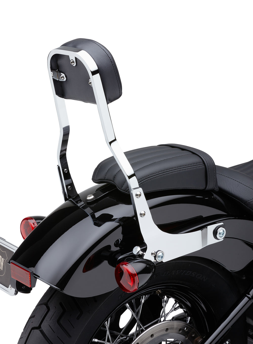 SHORT SISSY BAR CHROME FLST/C/N/S/SC 00-17