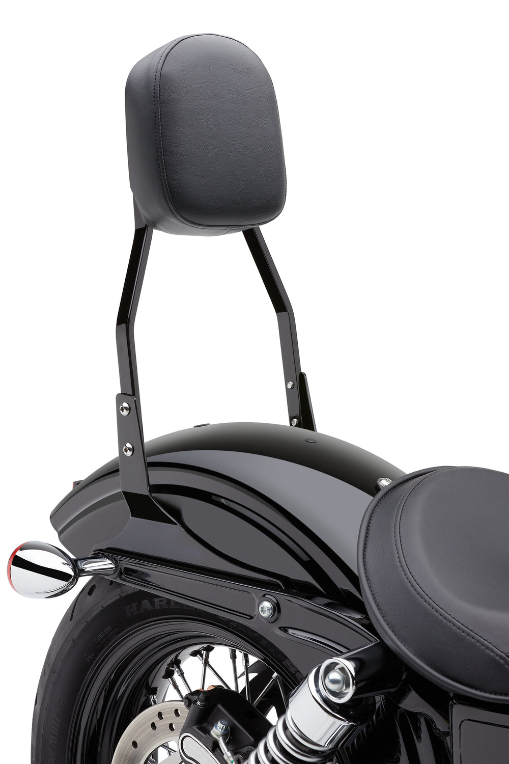 STANDARD SISSY BAR BLACK FLSTF 07-17