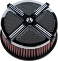 X-FORCE AIR CLEANER KIT CHROME/BLACK