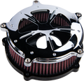COMMODORE AIR CLEANER KIT CHROME W/ CLEAR WINDOW