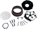 COMMODORE AIR CLEANER KIT CHROME W/ CLEAR WINDOW