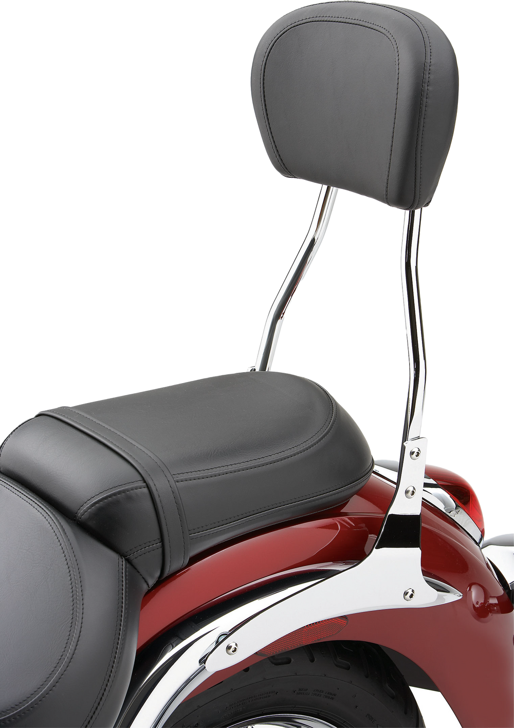 STD SISSY BAR W/PAD CHROME HON VTX1300S 03-06/1800R 02-07