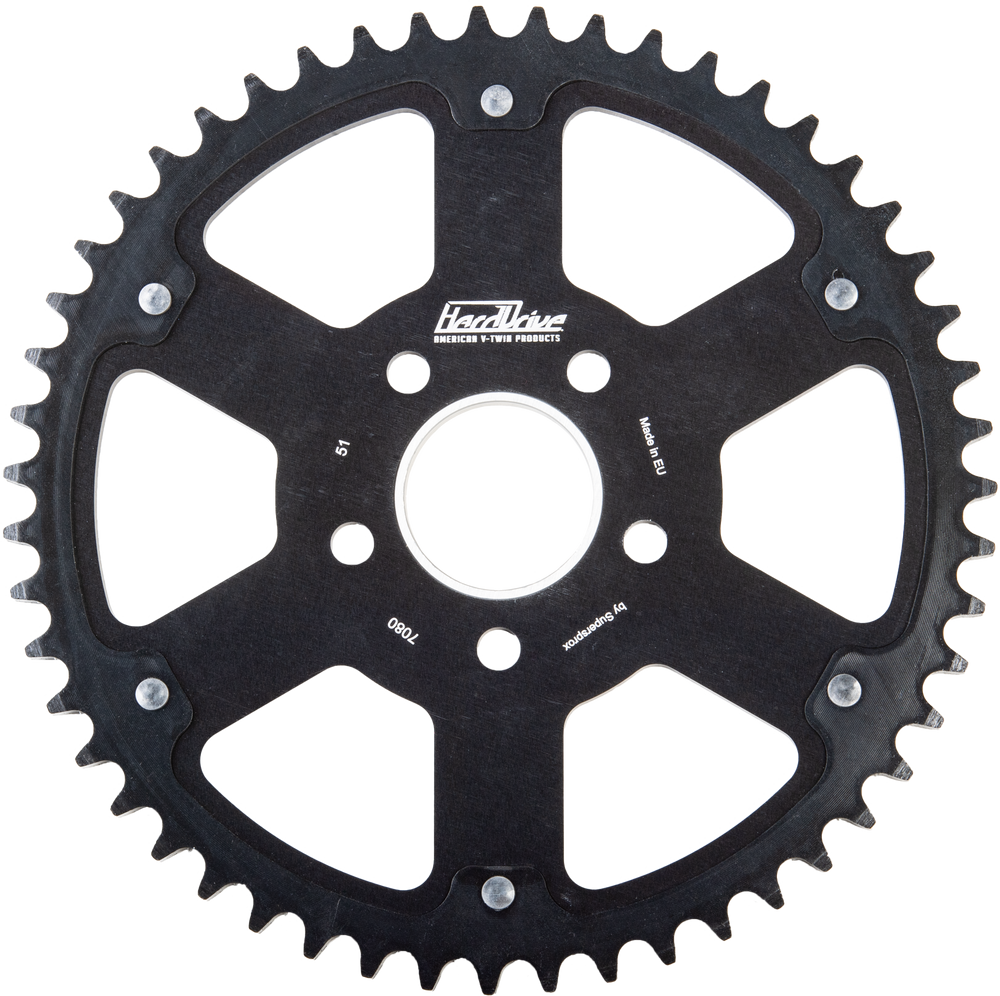 CARBON TOOTH SPROCKET 48T BLACK / BLACK  84-22