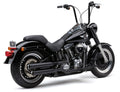 3" NH SERIES SLIP-ONS BLACK FAT BOY/DCE 07-17