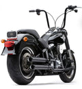 3" NH SERIES SLIP-ONS BLACK FAT BOY/DCE 07-17