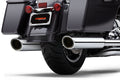 909-TWINS 4" SLIP-ONS CHROME FLH/FLT 95-16