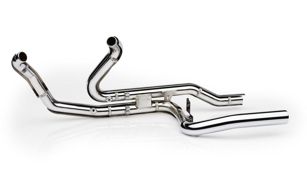 POWERPORT DUAL HEADPIPES CHROME TRIKE 10-16