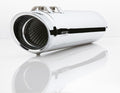 SLIP-ONS W/BILLET TIPS CHROME TRI-GLIDE 09-25