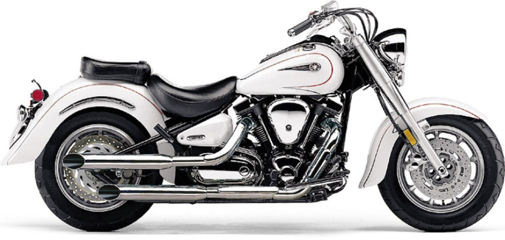 BLVD SLASHCUT SLIP ON CHROME YAM ROADSTAR 1600/700 99-14