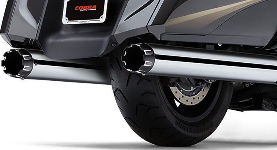 4" SLIP ON DUAL CUT TIPS CHR HON GL1800/F6B