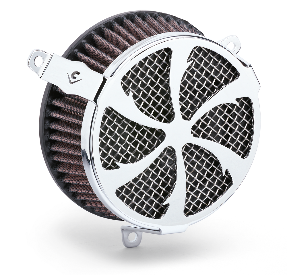 AIR INTAKE SWEPT CHROME KAW VN900 06-19