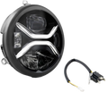 7" ZENITH LED HEADLIGH H4 PLUG
