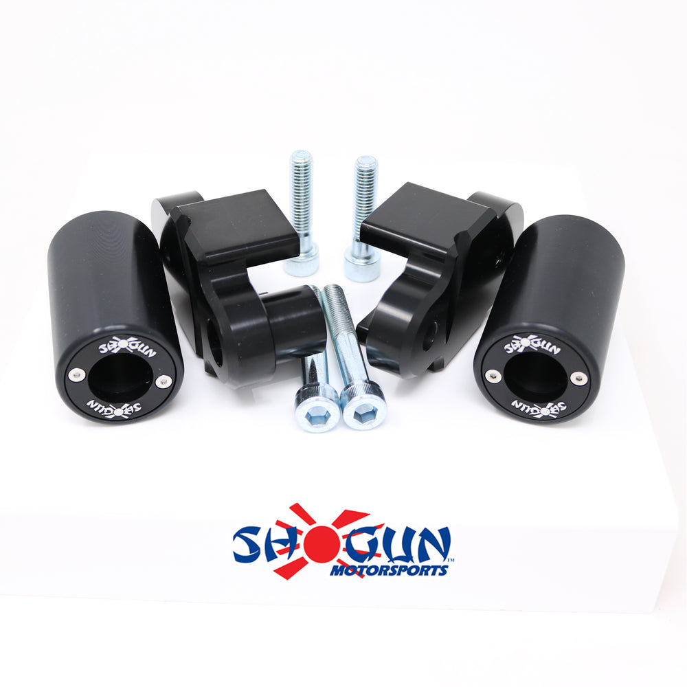 PA2 FRAME SLIDERS NO CUT BLACK KAW