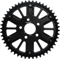 STEALTH 51T REAR SPROCKET BLK ALUM CAR  BLK STEEL TEETH