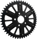 STEALTH 51T REAR SPROCKET BLK ALUM CAR  BLK STEEL TEETH