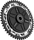 CUSHDRIVE CONVERSION 51T SPROCKET  BLK  SIL  BLK