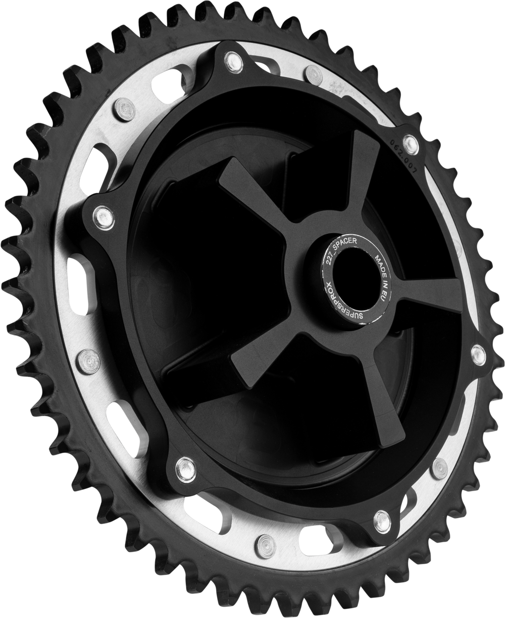 CUSHDRIVE CONVERSION 51T SPROCKET  BLK  SIL  BLK