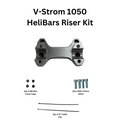 HANDLEBAR RISERS SILVER SUZ
