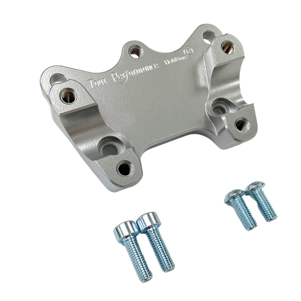 HANDLEBAR RISERS SILVER TRI