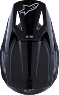 SM3 SOLID HELMET BLACK GLOSSY 2X
