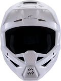 SM3 SOLID HELMET WHITE GLOSSY LG