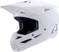 SM3 SOLID HELMET WHITE GLOSSY MD