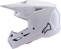 SM3 SOLID HELMET WHITE GLOSSY SM