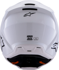 SM3 SOLID HELMET WHITE GLOSSY SM