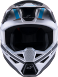 SM3 HEAT HELMET SILVER/BLUE/BLACK MATT 2X