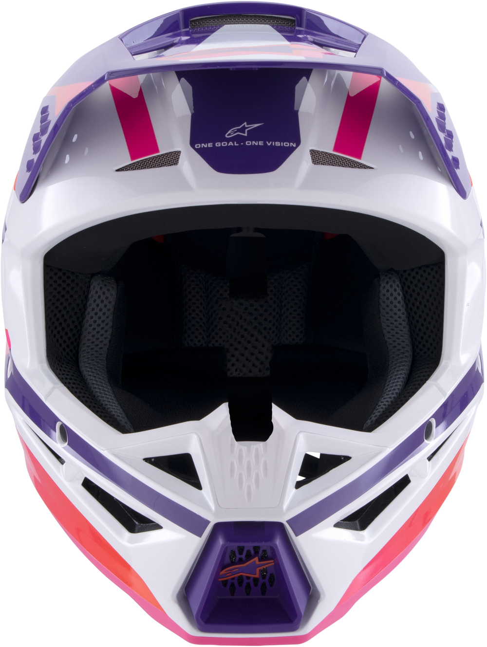 SM3 HEAT HELMET WHITE/PURPLE/PINK GLOSSY SM