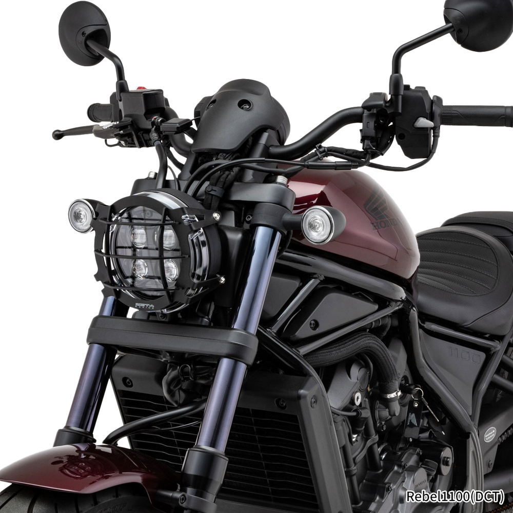 HEADLIGHT GUARD BLACK HON
