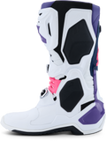 TECH 10 WHT/VIOLET/NVY BL/PNK FL 8