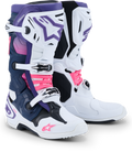 TECH 10 WHT/VIOLET/NVY BL/PNK FL 10