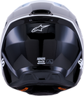 SM3 RADIUM HELMET BLK/WHT/GRY GLOSSY MD