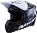 SM3 RADIUM HELMET BLK/WHT/GRY GLOSSY SM