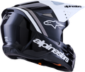 SM3 RADIUM HELMET BLK/WHT/GRY GLOSSY XL