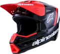 SM3 RADIUM HELMET BLK/RED FLUO/WHITE GLOSSY 2X