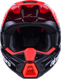 SM3 RADIUM HELMET BLK/RED FLUO/WHITE GLOSSY 2X
