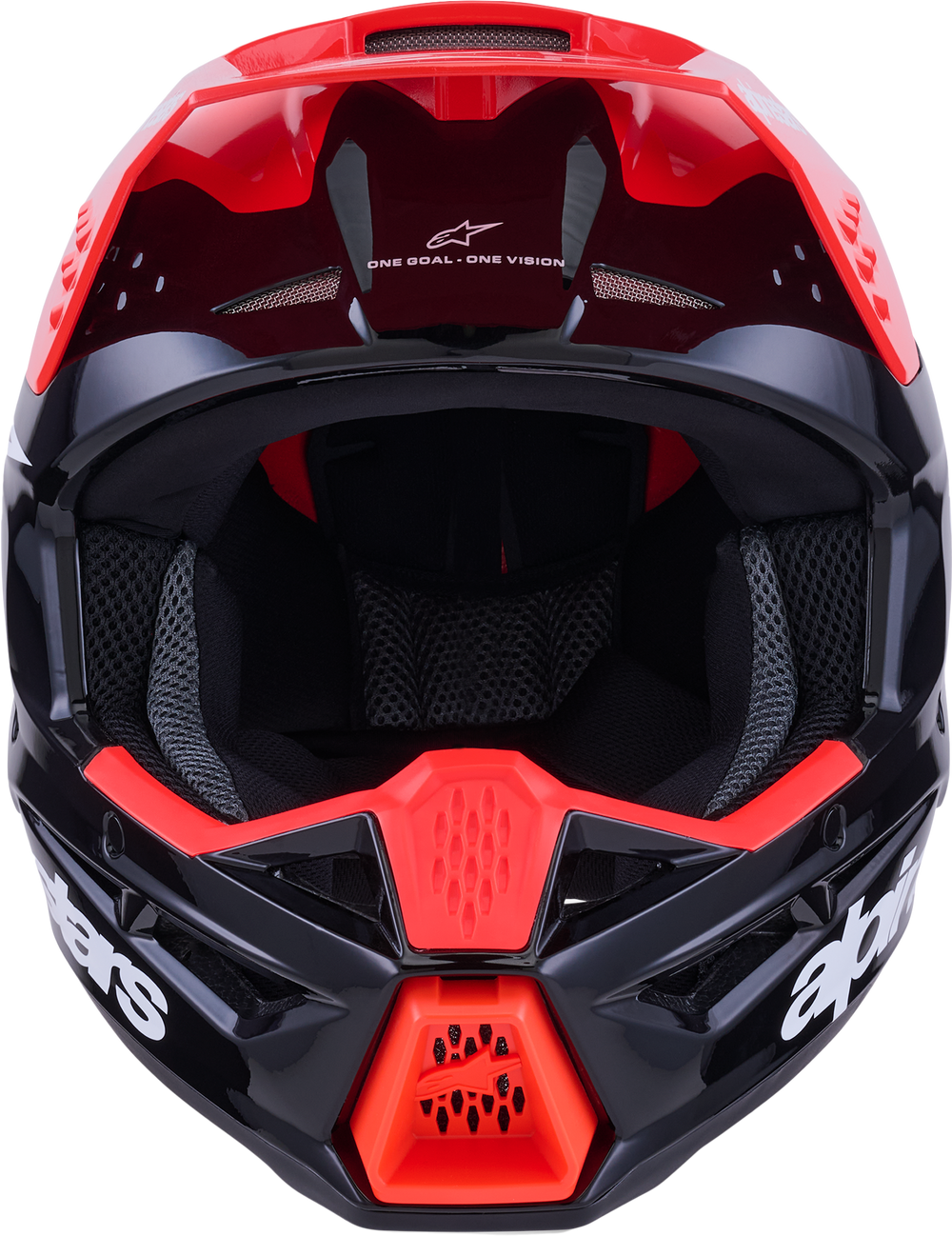 SM3 RADIUM HELMET BLK/RED FLUO/WHITE GLOSSY XL